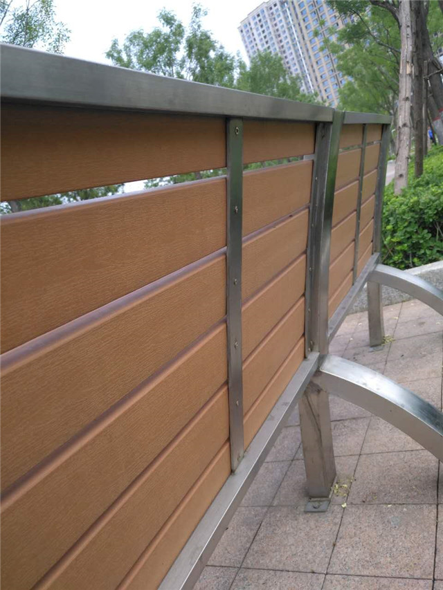 PS imitation wood outdoor park chair
